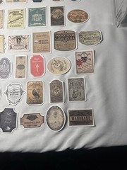Victorian Trading 50 Gothic Apothecary Potion Labels Planner Journal Stickers