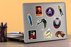 STAR TREK THE NEXT GENERATION DIE CUT VINYL 50 CT STICKER PACK