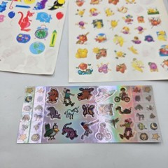Vintage Highlights For Children Stickers Smileys Nature Fruity Animals