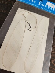 Bread Croissant Die Cut Laser Cut New Little Extras Scrapbooking – Retired #23