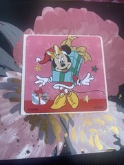 Minnie Mouse Christmas Theme Sticker Module 2.5” Inches Smile Makers
