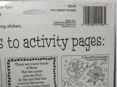 lot of 2 packages American Greetings Sticker World Activity Books Sports Bugs