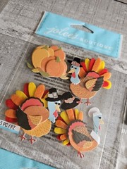 Sticker Lot Holiday Scrapbooking Stickers Thanksgiving Vday Months Jolee’s #176