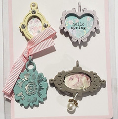 SIMPLY PASTEL Charmed Embellishments by Recollections – 4 pcs