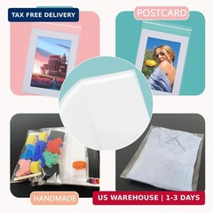 Acid-Free Picture Sleeves, 100 Pack Crystal Clear Storage Bags for 12×18 Art Pri