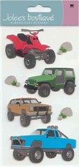 Jolee’s Boutique 3-D OFF ROADING ATV Monster Truck Jeep 67514 Fast FREE Ship!