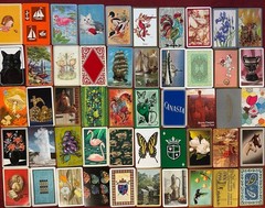 Lot of 150 Single Swap Playing Cards vintage to modern variety collect craft