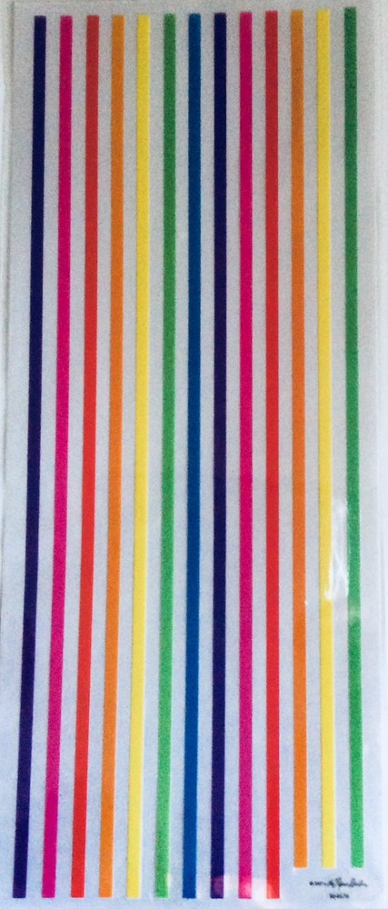 13 Line Borders Multi Colored Scrapbook Craft Stickers 12” inch