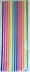 13 Line Borders Multi Colored Scrapbook Craft Stickers 12” inch
