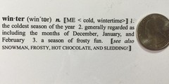 WINTER CLEAR SHEET Aprox.5-1/4″x 6-3/4″Daisy D’s•Elements•Christmas Snow•Holiday