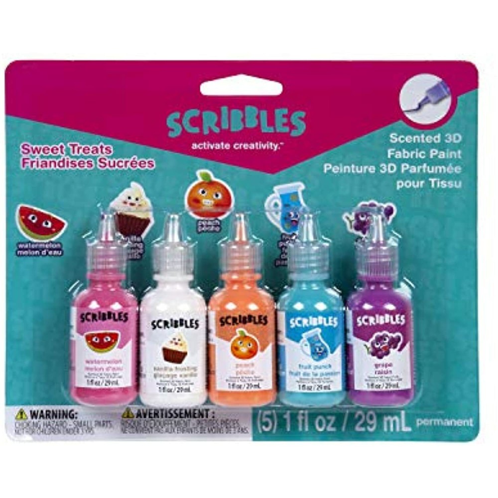 Scribbles Scented 3D Paint, Sweet Treats