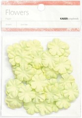 Paper Flowers, Lime, 50/pk, .2cm, scrapbook -Kaisercraft 811