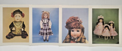 Vintage 1981 Byron Molds Baby Doll Note Cards Box of 20 with Envelopes S100