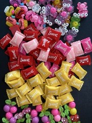 Crafting Scrapbooking Flat Back Embellishments Mixed Lot Frog Strawberry Candy