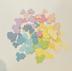 120 Pc Baby Outfit Die Cuts With Hanger 3 Sizes, 10 Colors, So Cute!