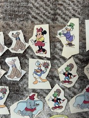 Vintage Rare Disney Sticker LOT 1980s-1990’s Scrapbook Mickey Donald Pluto