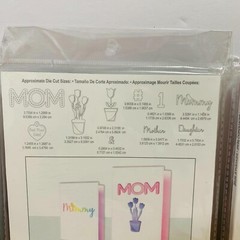 Little B Cardmaking Dies Fathers Day Baby Mom 3 Sets New