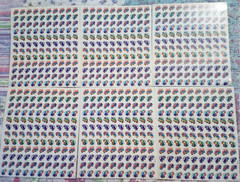 (6) Mini Car Sticker Sheets.
