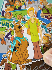 Scooby Doo Cute Cartoon Licensed Adhesive Stickers – Pack of 45
