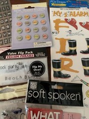 soft spoken stickers 9 pks assorted stickers & brands scrapbooking