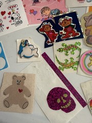 VTG 80s/90s/Y2K New & Partial Sticker Lot Puffy Scratch N Sniff Cabbage Patch