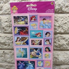Disney Princess Sandylion 1 Sheet Stickers Stamps Style 12″ x 5.5″ Ariel Belle