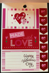 RECOLLECTIONS VALENTINE’S DAY STICKER BOOK 272 PC STICKERS 12 SHEETS ROMANCE