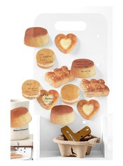 Memo Paper 30pcs Baked Bread Theme Diy Collage Decorative Scrapbooking Material