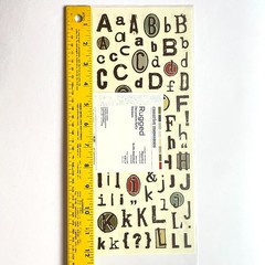 Creative Memories Decorative ABCs Alphabet Stickers 2 Sticker Sheets Retired NOS