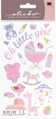 Our Little Girl, 4×7″ scrapbook stickers Sticko 52-00062