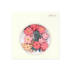 MIDORI sticker PCM Decoration Floral pattern Red 82520006
