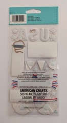 Jolee’s God Bless America USA Flags Patriotic July 4th Scrapbooking Stickers