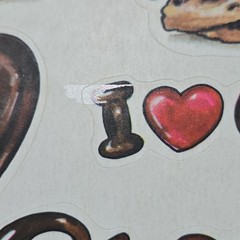 Rare 1980 Vintage Mark I Chicago SS9 Chocolat Sticker Sheet Cute