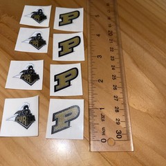 Purdue University BOILERMAKERS 8/pk NCAA Logo Scrapbook Stickers Sports Solution