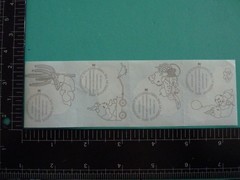 Vintage 1987 Mrs. Grossman’s Stickers PANDA BEARS (4) Mods 2″ x 1.5″