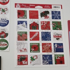NEW Lot Scrapbooking Stickers CHRISTMAS HOLIDAY Transfer Title Rub-on Sticko -G