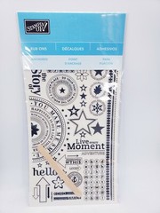 Stampin Up Rubs Ons Lot of 10: Take Note, Old Saint Nick, Love Birds, Anchored
