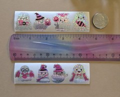 16 Sparkly Ghost Stickers Halloween Stickers Fun Holographic Halloween Stickers