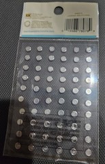 MARTHA STEWART CRAFTS Dimensional Lavender Gem Stickers Rhinestones Flatback 5mm