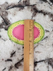 Playmobil Princess Pink & Green Rug Crown Victorian Doll House Oval Carpet