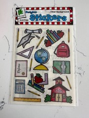 School Days Scrapbooking Kit Supplies – Paper Stickers Embellishments Charms