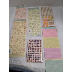 Scrapbooking Card Making Supply Lot Colorbok Vellum Rub-ons Christmas Birthday