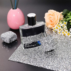 Bling Rhinestone Sticker DIY Crystal Sheet Silver Self-Adhesive Decor New