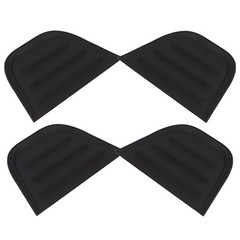 4Pcs Home Use Luggage Corner Trim Black Lightweight Suitcase Edge Covers