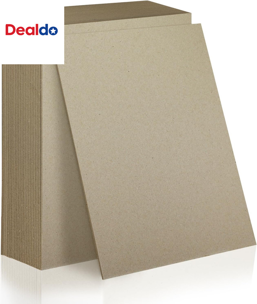 25 Sheets 12.5X10″ Book Board 2 Mm 80 PT for Book Binding Thick Grey Board for B