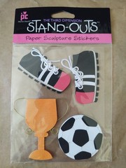 Provo Craft Stand-Outs Stickers – Soccer