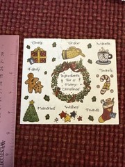 New Joy Marie Scrapbooking Stickers – Christmas Ingredients