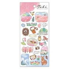 Mind Wave Sticker Sheet Set of 3 – Nature Countryside Blue Green, Pink & Blue