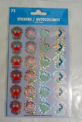 Stickers colorful foil sticker 10 packs total 720 shiny stickers for kids awards