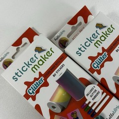 Hello Blink Sticker Maker LOT OF 2 Refill Pack with 80 Glitter Stickers Children
